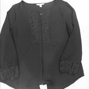 Lauren Conrad Black dress shirt